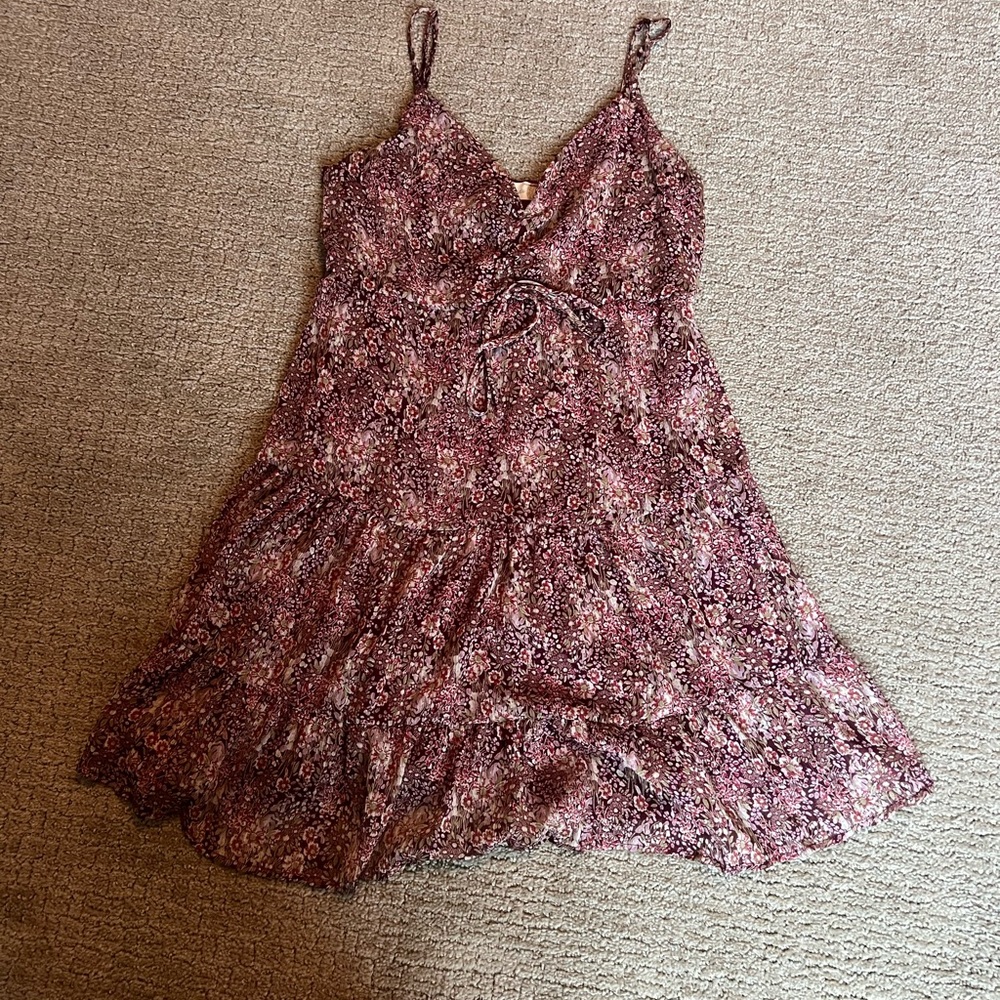 Floral Spaghetti Strap Dress